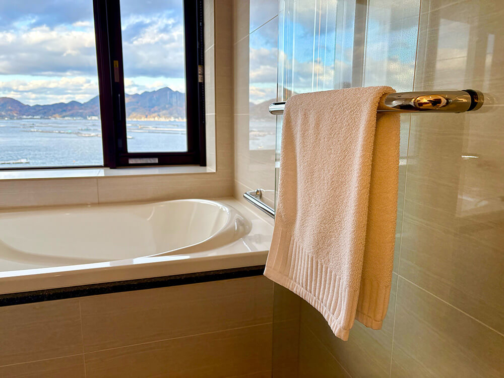 IKEUCHI ORGANIC towels have been introduced at “Etajima-so” surrounded by rich nature and the Seto Inland Sea.